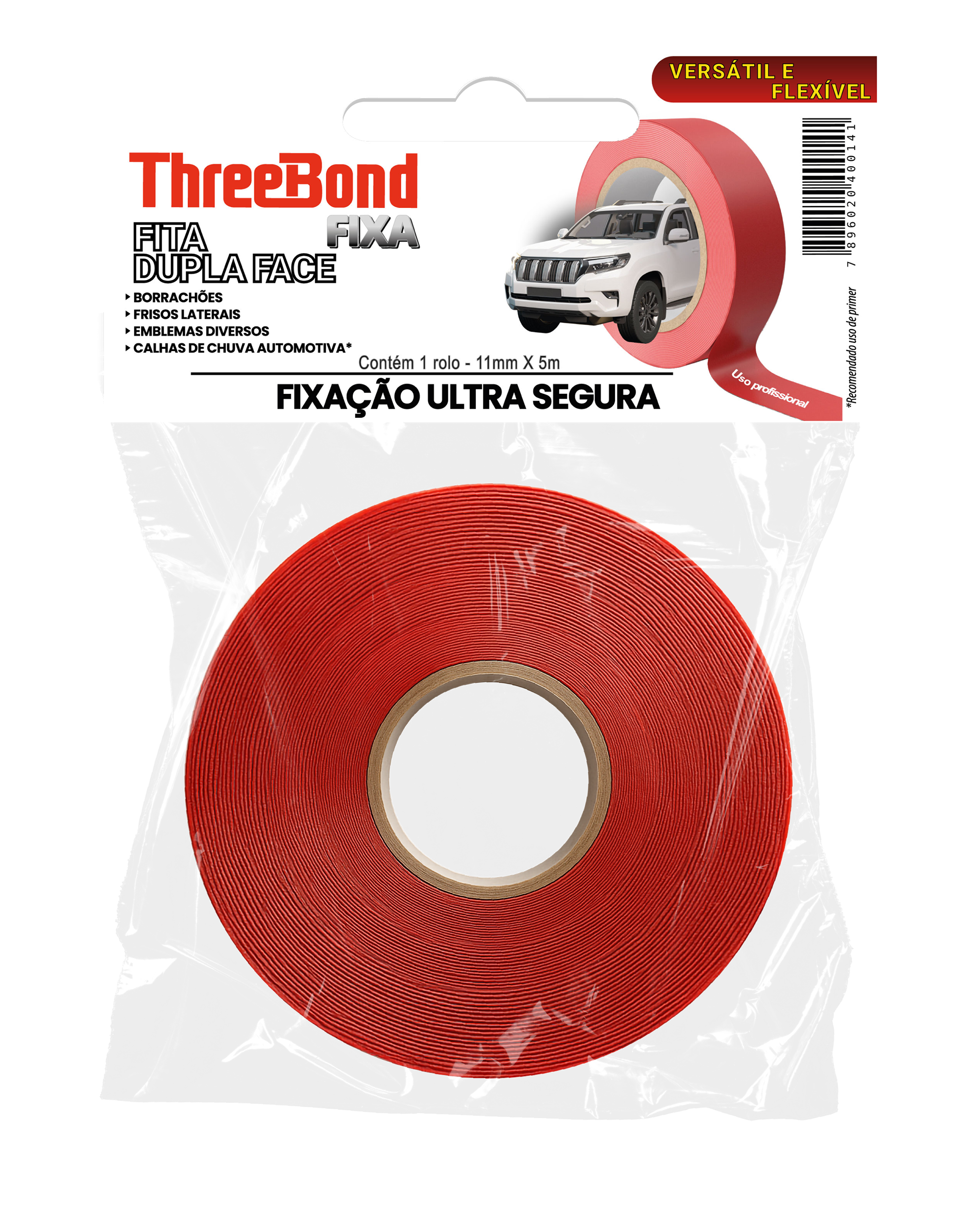 FITA DUPLA FACE AUTOMOTIVA 11MM X 5M