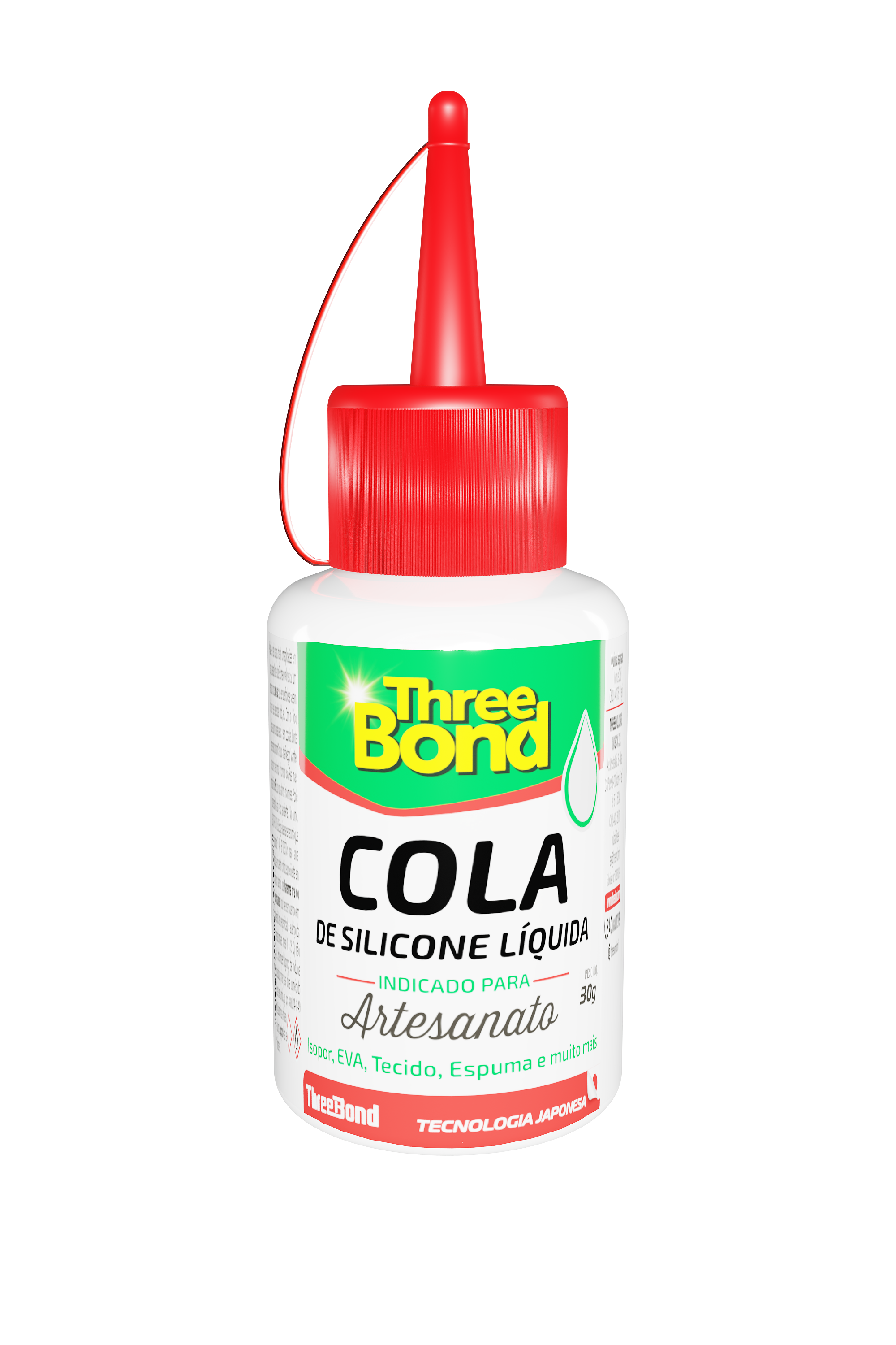 COLA DE SILICONE LIQUIDA PARA ARTESANATO ...